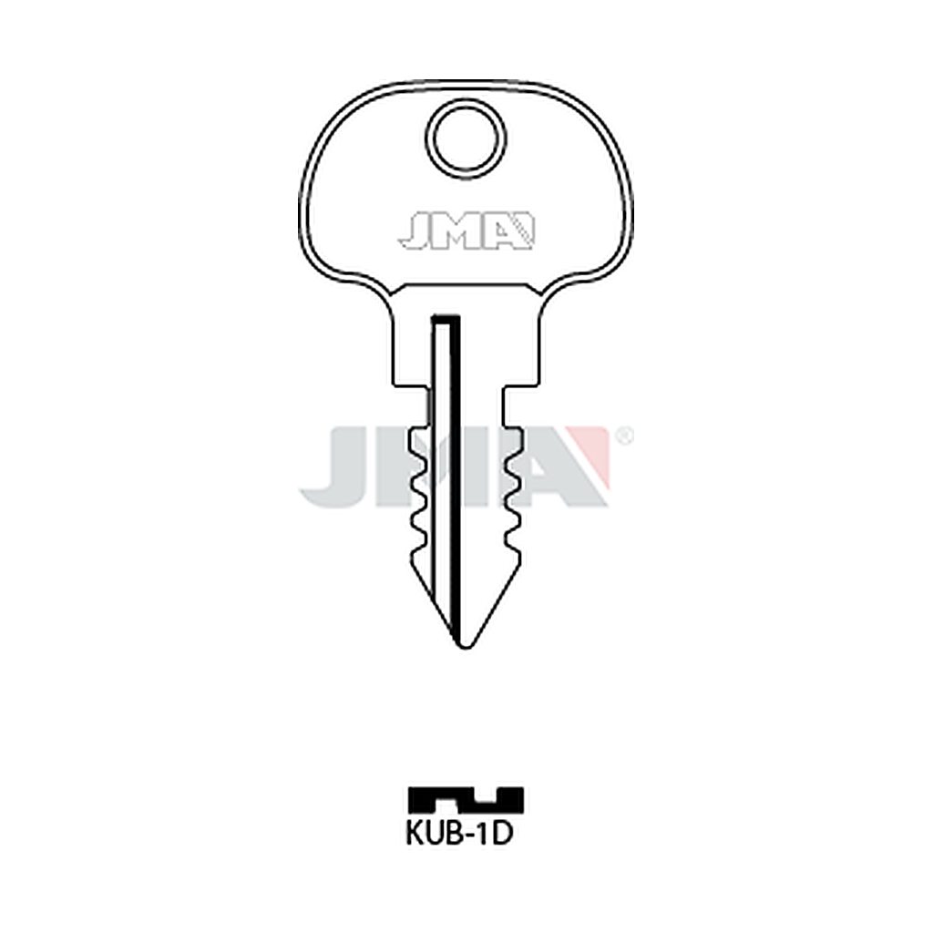 Clé plate ps laiton KUB-1D