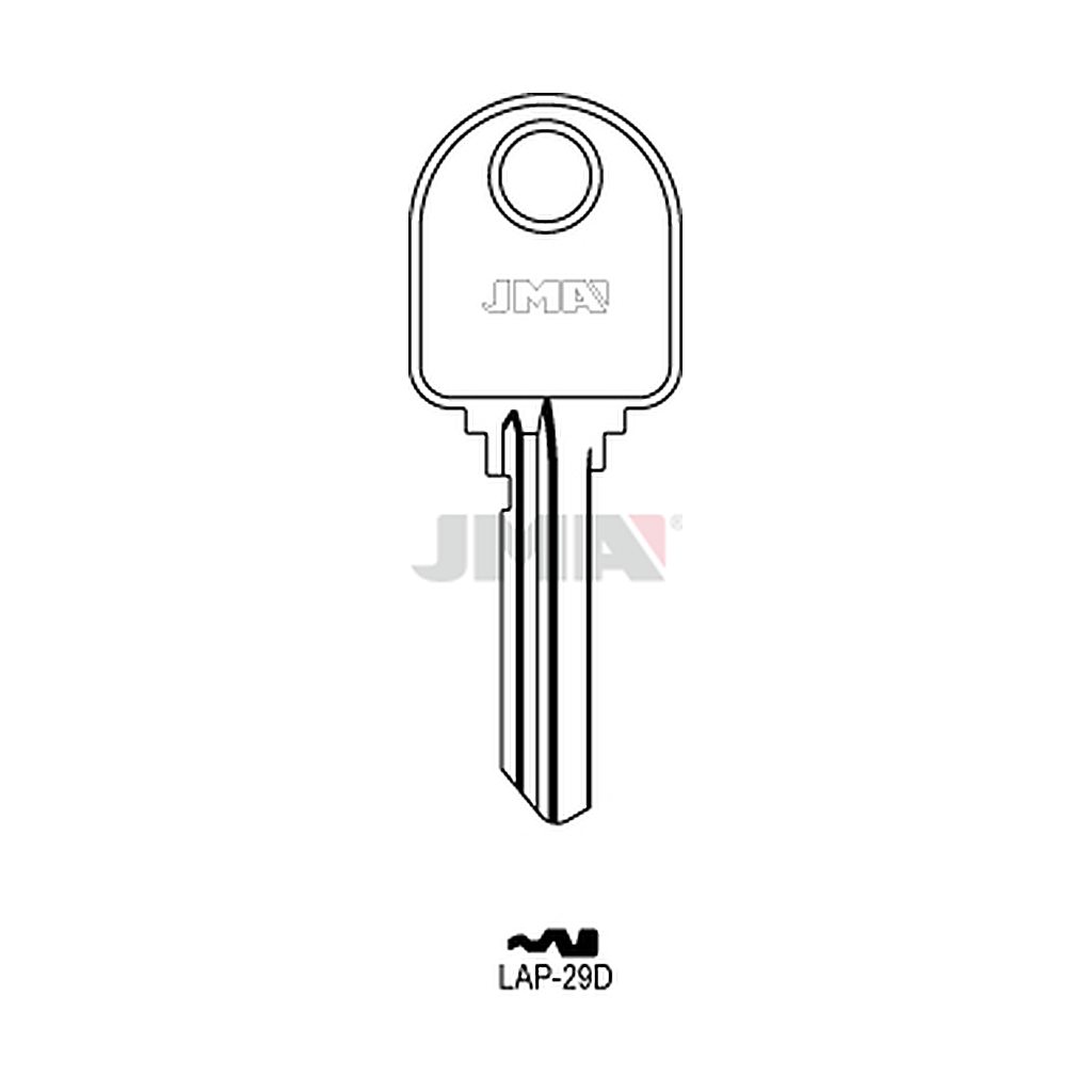 Clé plate ps acier LAP-29D