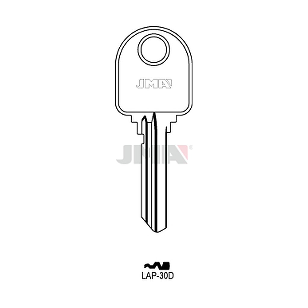 Clé plate acier LAP-30D