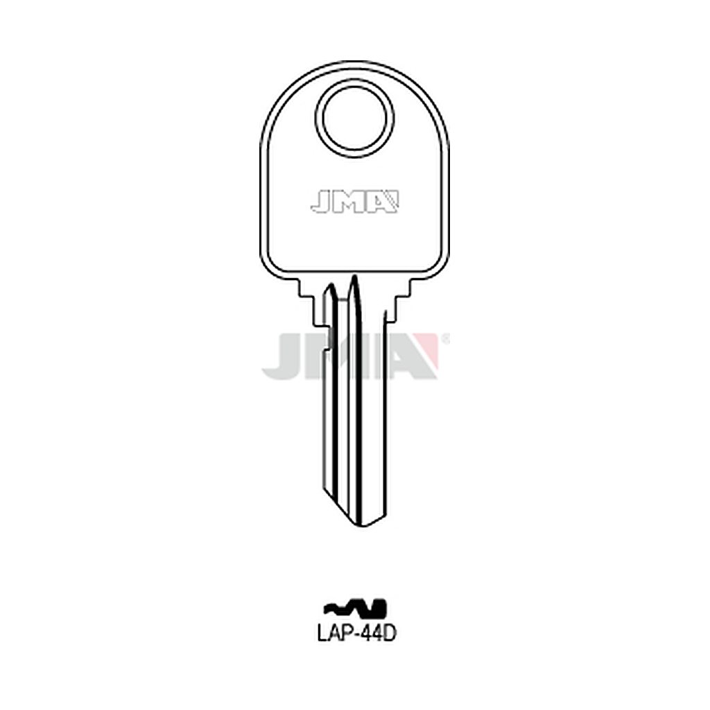 Clé plate ps acier LAP-44D