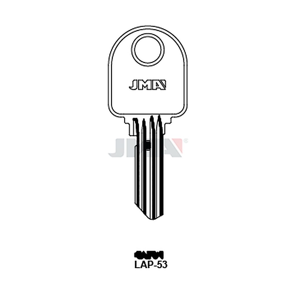 Clé plate ps acier profil ada LAP-53