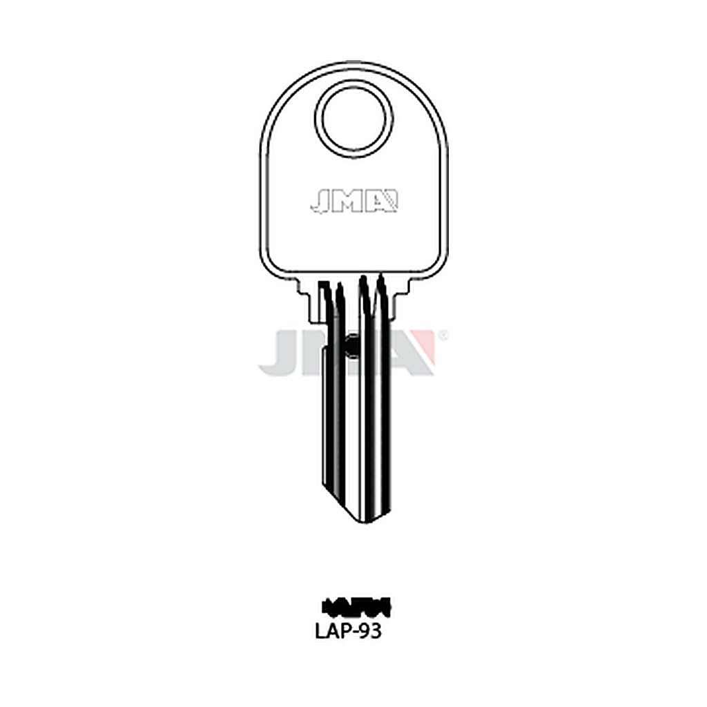 Clé plate ps acier profil AEB LAP-93