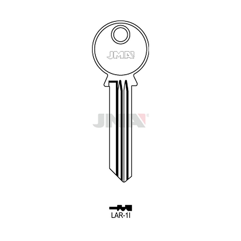 Clé plate acier LAR-1I