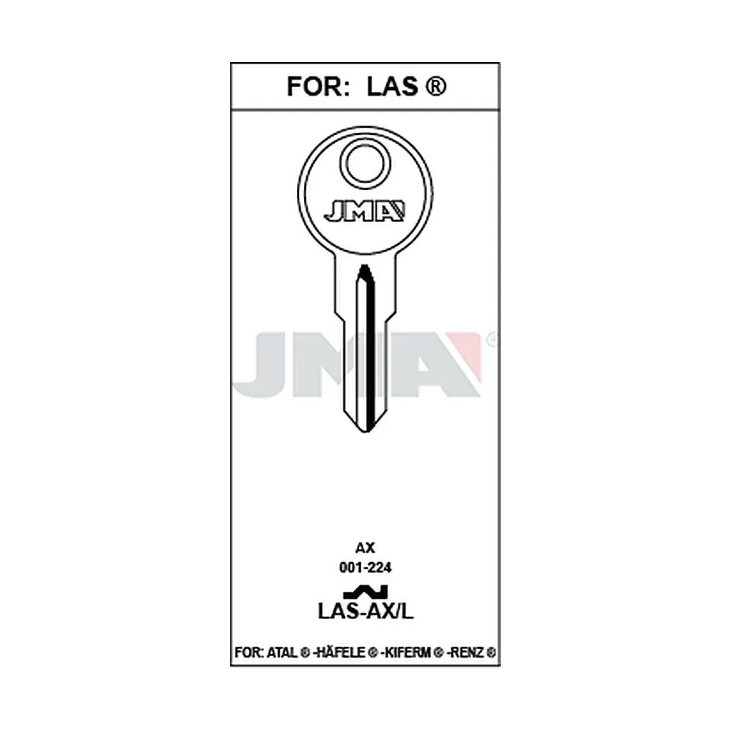 Clé plate acier LAS-AXL