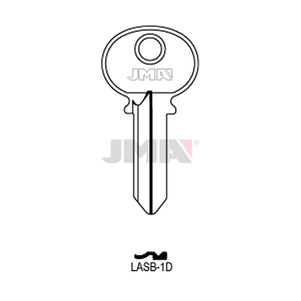 Clé plate acier LASB-1D