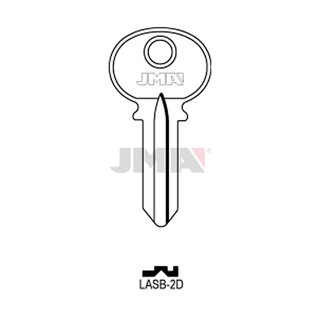 Clé plate acier LASB-2D