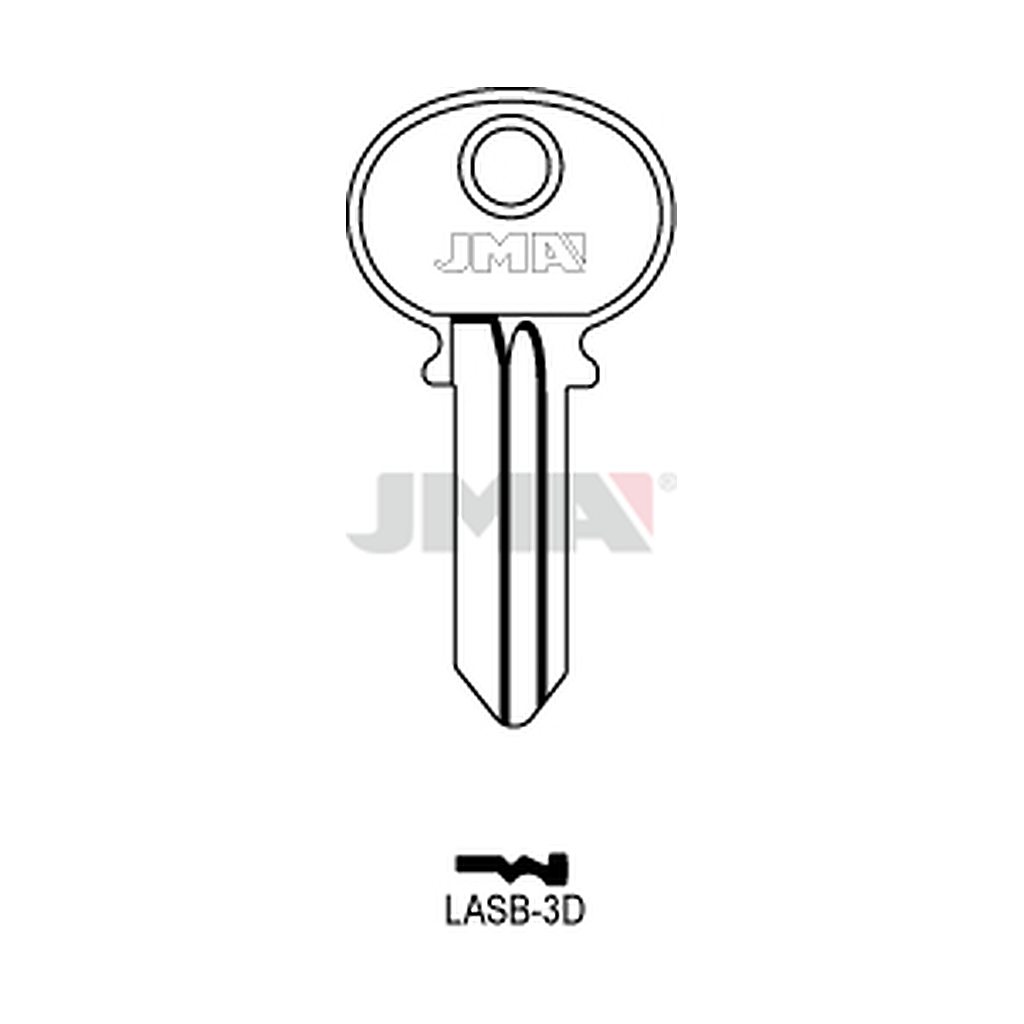 Clé plate acier LASB-3D
