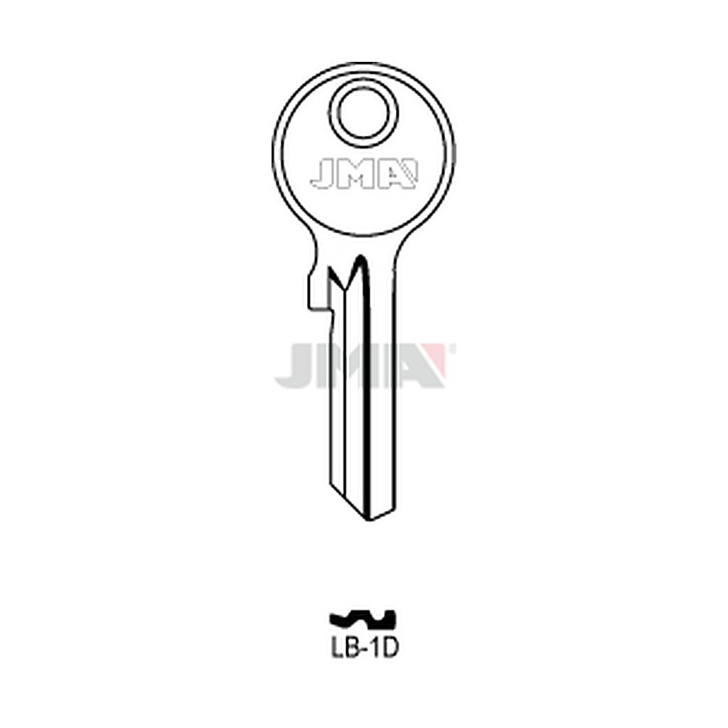 Clé plate acier LB-1D