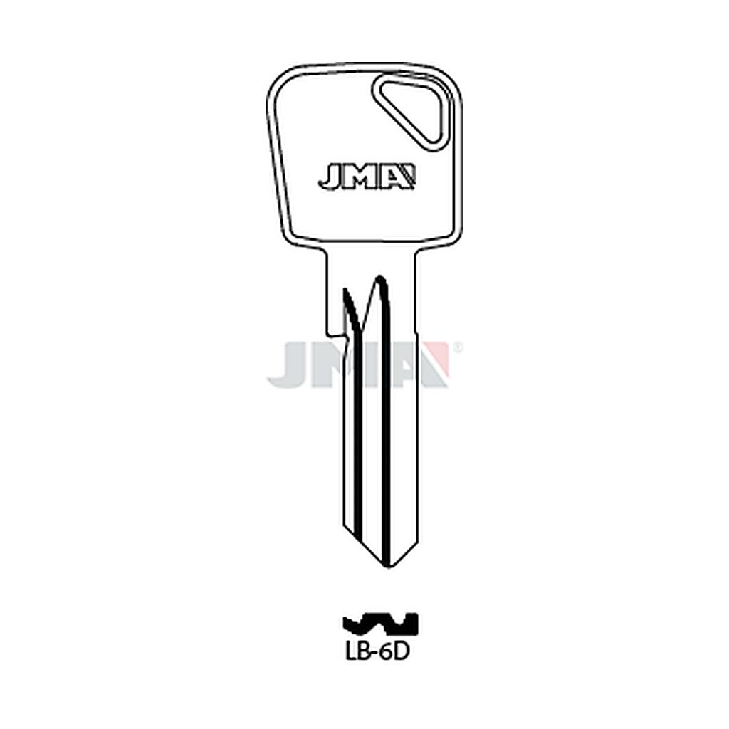 Clé plate acier LB-6D