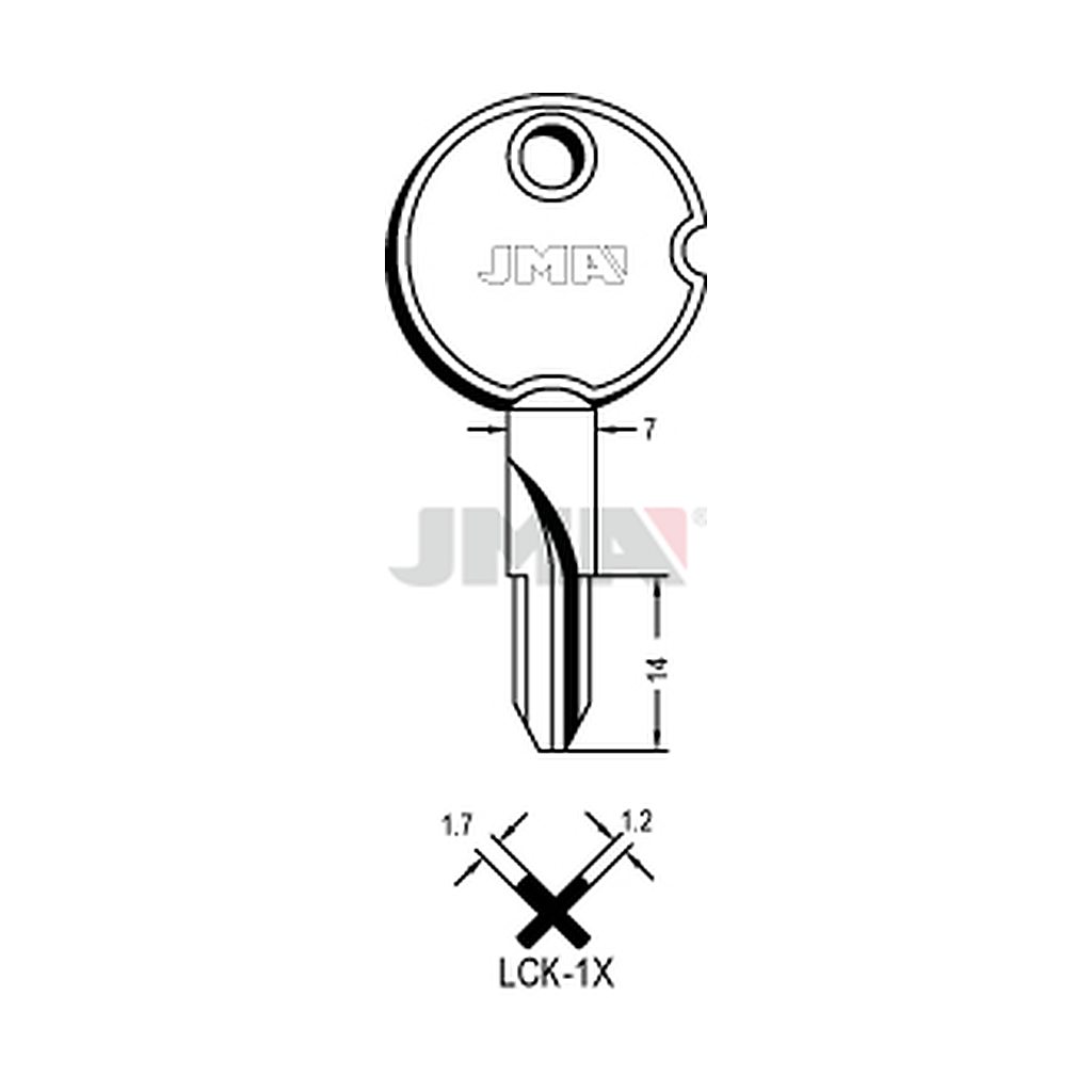 Clé cruciforme LCK-1X