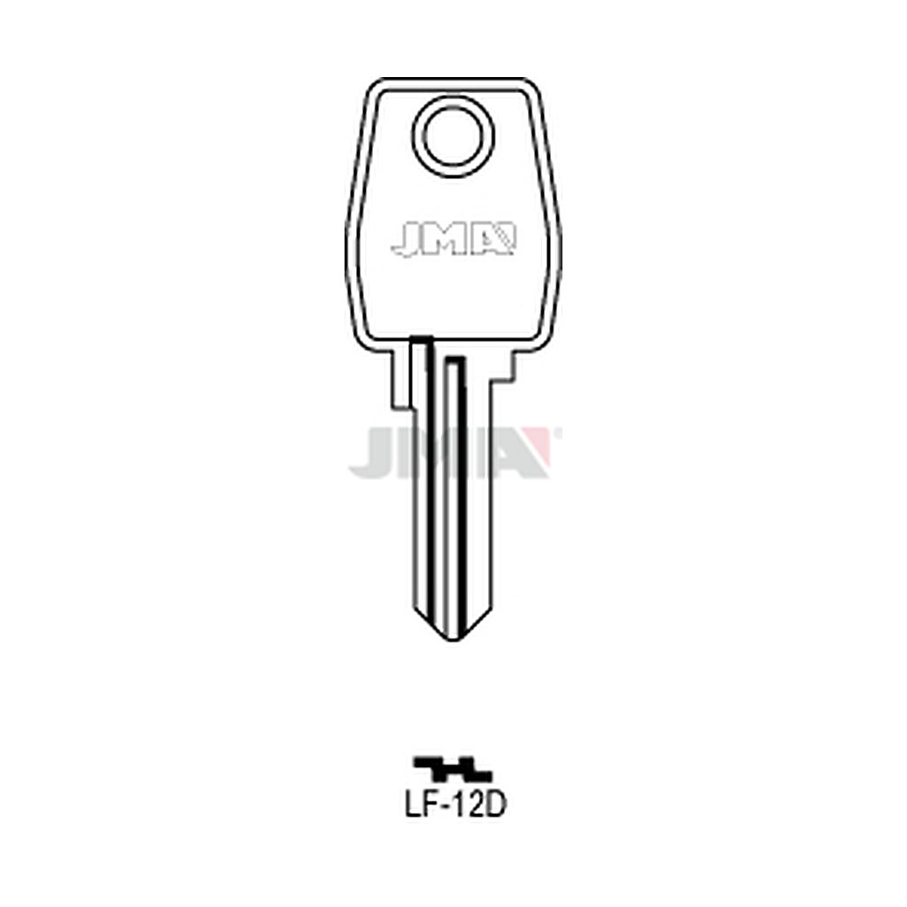 Clé plate acier LF-12D