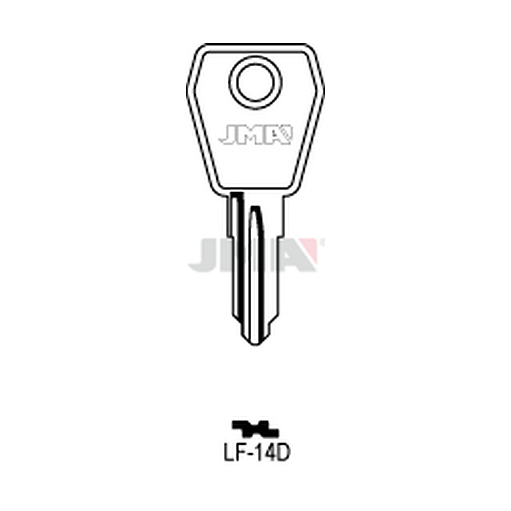 Clé plate acier LF-14D