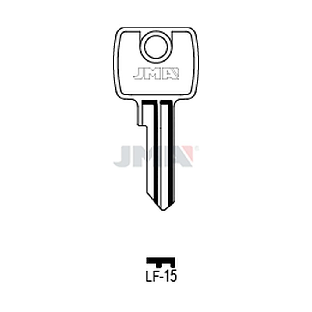Clé plate acier LF-15