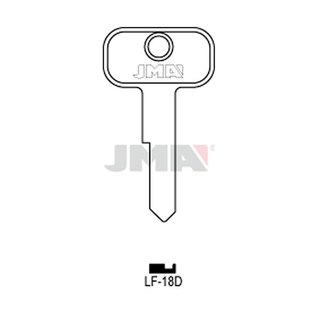 Clé plate acier LF-18D