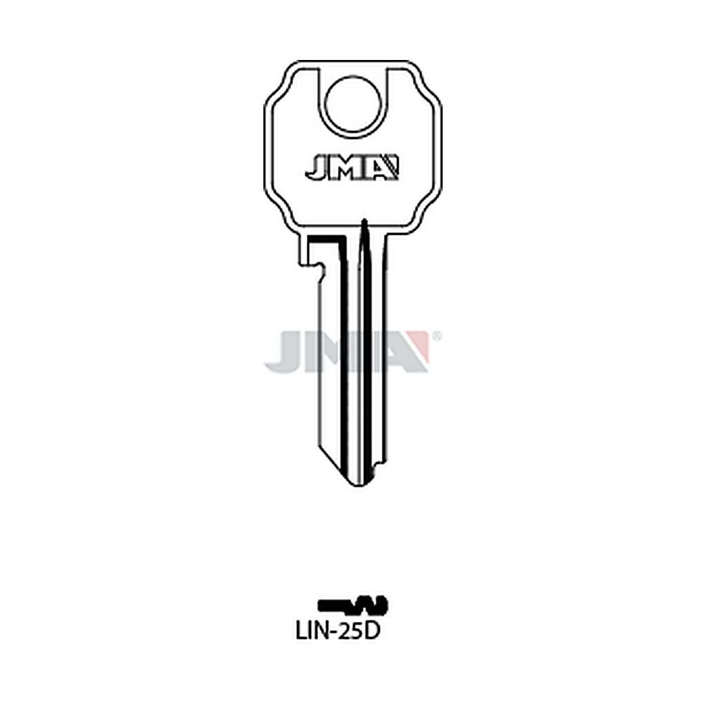 Clé plate acier LIN-25D