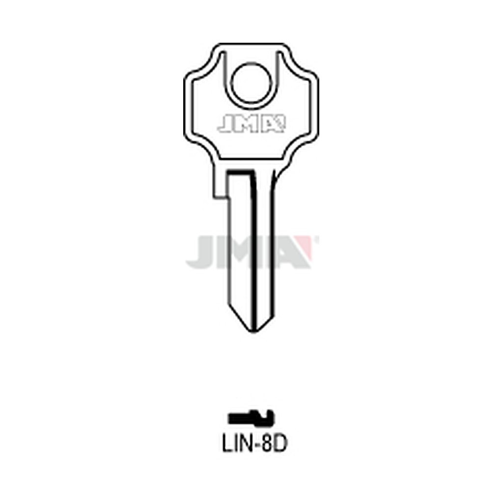 Clé plate acier LIN-8D