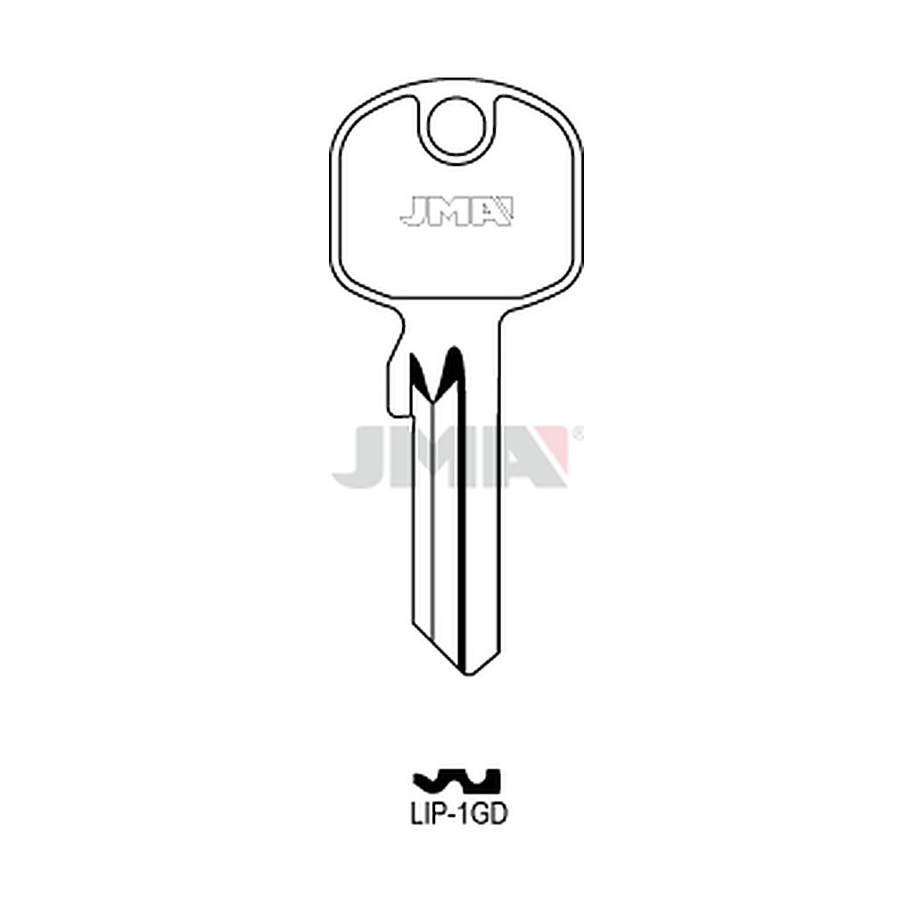 Clé plate acier LIP-1GD