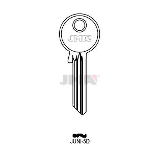 [JUNI-5D] Clé plate acier JUNI-5D