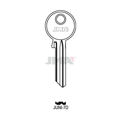 [JUNI-7D] Clé plate acier JUNI-7D