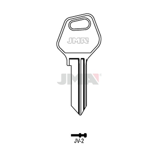 [JV-2] Clé plate acier JV-2