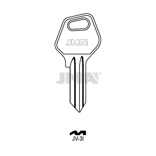 [JV-3I] Clé plate acier JV-3I
