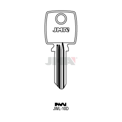 [JWL-10D] Clé plate ps acier JWL-10D