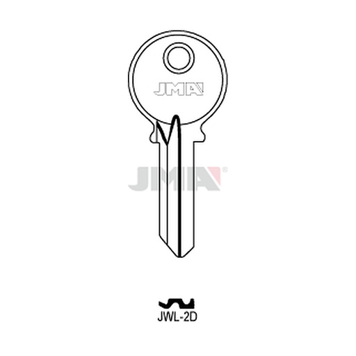 [JWL-2D] Clé plate ps acier JWL-2D