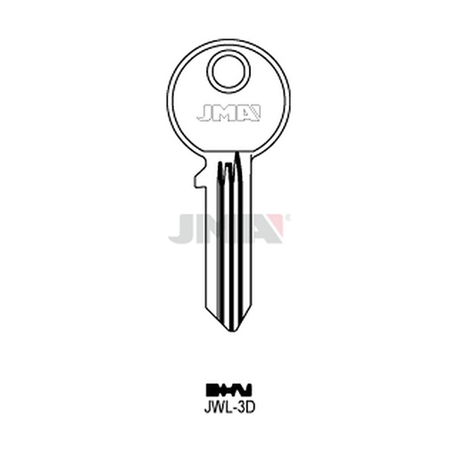[JWL-3D] Clé plate ps acier JWL-3D