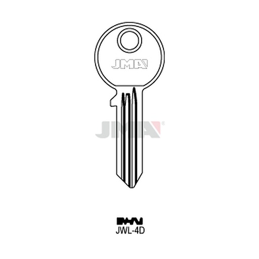 [JWL-4D] Clé plate ps acier JWL-4D