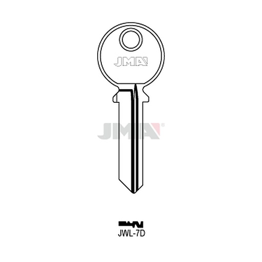 [JWL-7D] Clé plate ps acier JWL-7D