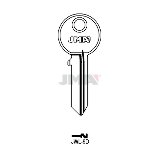[JWL-9D] Clé plate ps acier JWL-9D