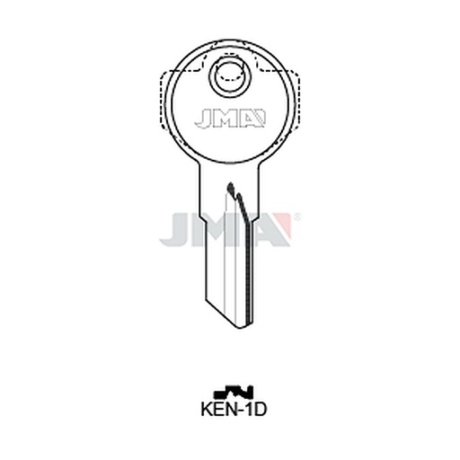 [KEN-1D] Clé plate acier KEN-1D