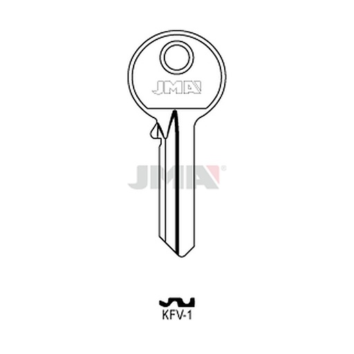 [KFV-1] Clé plate acier KFV-1