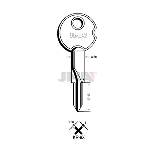 [KR-9X] Clé cruciforme KR-9X