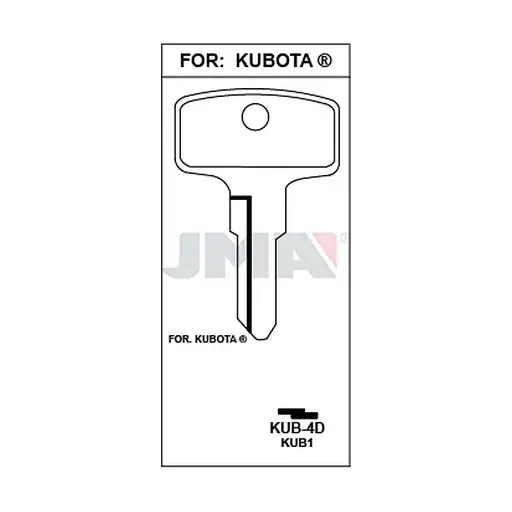 [KUB-4D] Clé engin KUB-4D