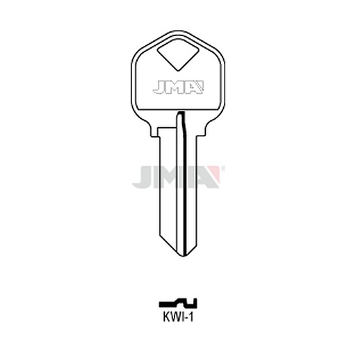 [KWI-1] Clé plate acier KWI-1