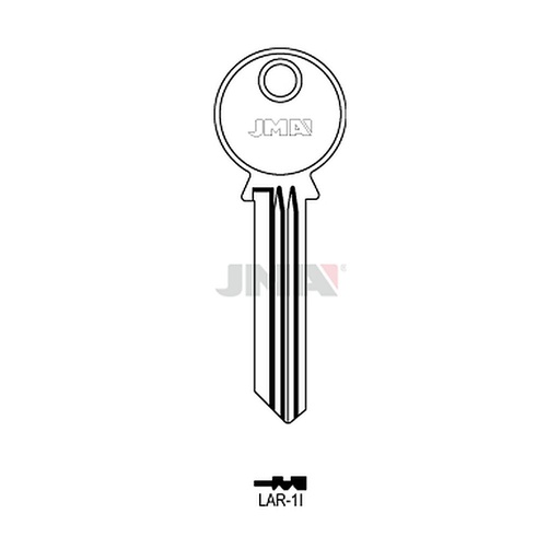 [LAR-1I] Clé plate acier LAR-1I