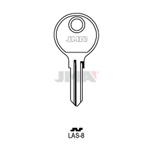 [LAS-8] Clé plate acier LAS-8