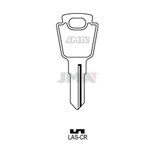 [LAS-CR] Clé plate acier LAS-CR