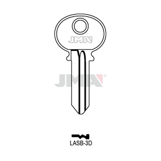[LASB-3D] Clé plate acier LASB-3D