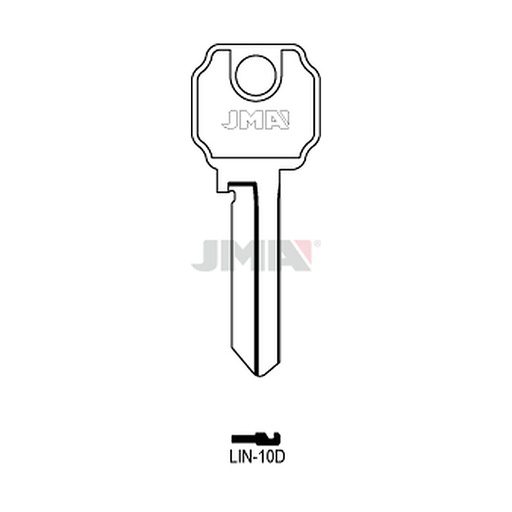 [LIN-10D] Clé plate acier LIN-10D