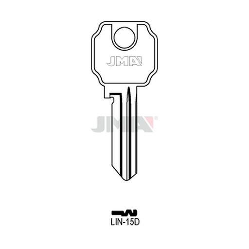 [LIN-15D] Clé plate acier LIN-15D
