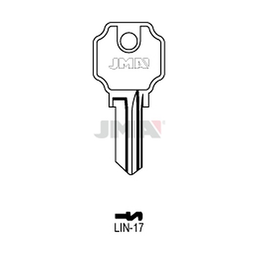[LIN-17] Clé plate acier LIN-17