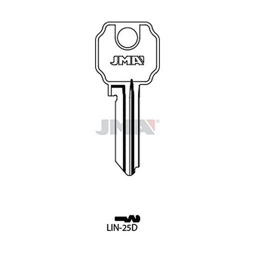 [LIN-25D] Clé plate acier LIN-25D