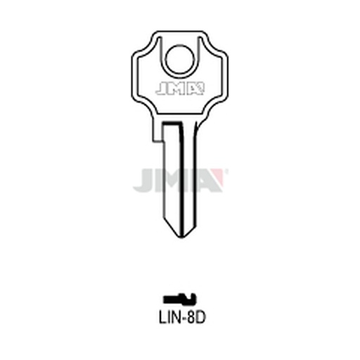 [LIN-8D] Clé plate acier LIN-8D