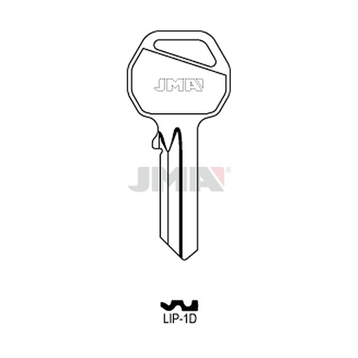 [LIP-1D] Clé plate acier LIP-1D