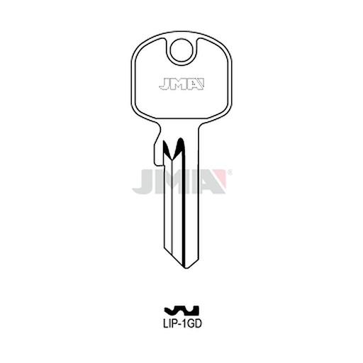 [LIP-1GD] Clé plate acier LIP-1GD