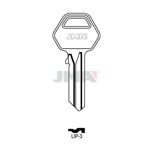 [LIP-3] Clé plate acier LIP-3