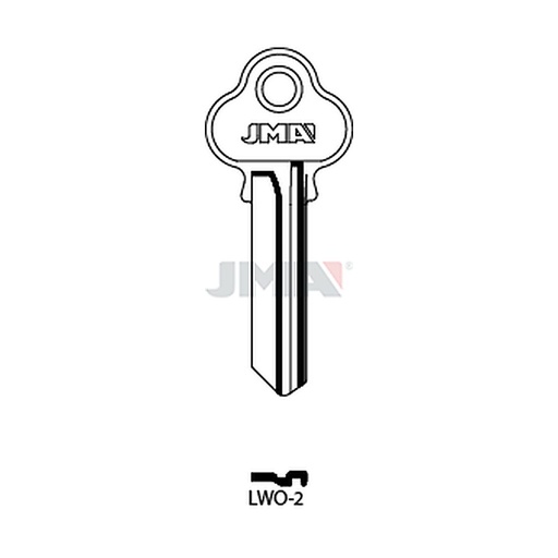 [LWO-2] Clé plate acier LWO-2