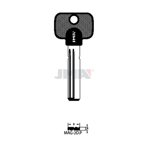 [MAG-2DP] Clé spéciale tête plastique MAG-2DP
